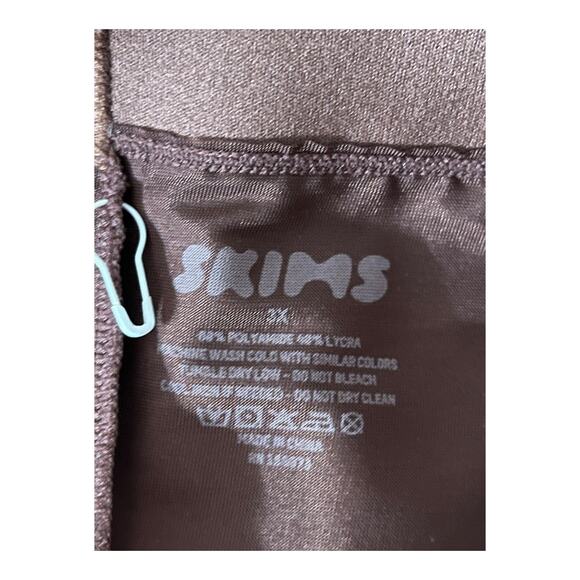 Skims briefs Simply Bare High Waisted shapewear dark brown size 3X - Picture 3 of 3